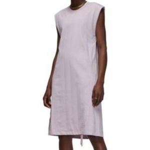 Jordan Side Cinch Tank Dress in Iced Lilac